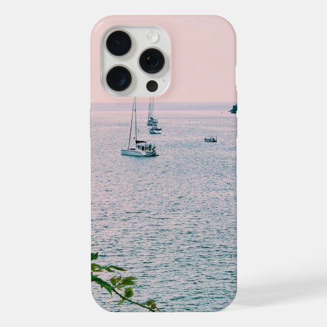 Coque iPhone Vue de la mer naturelle (Verso)