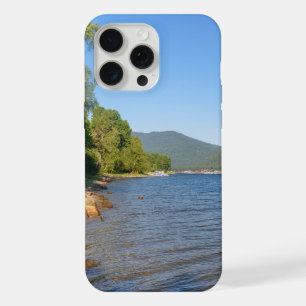 Coque iPhone 15 Pro Max Vue de mer à motif naturel