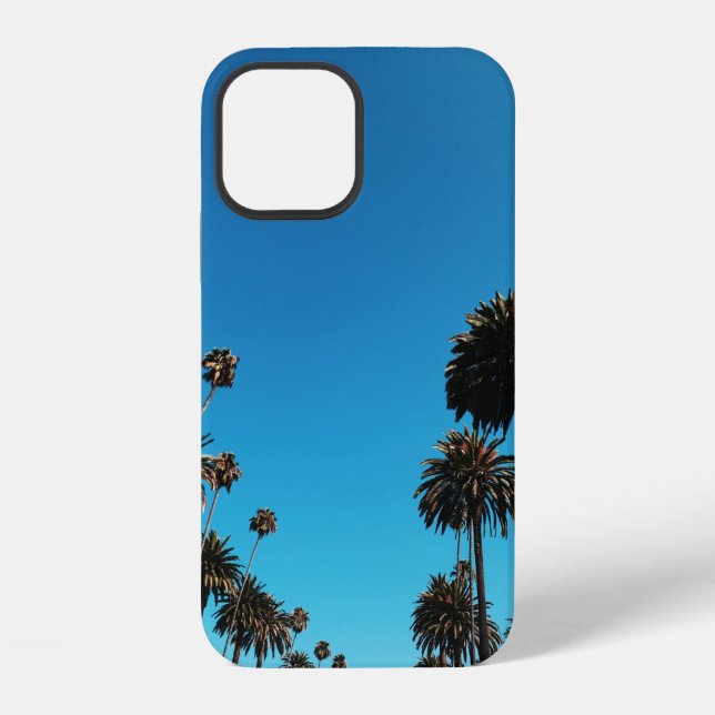 Coque iPhone Vue de versant d'arbres (Verso)