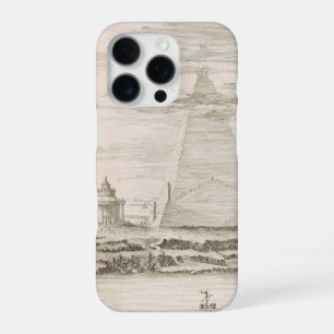 Coque iPhone 16 Pro Vue des pyramides près de la tombe des rois égypti