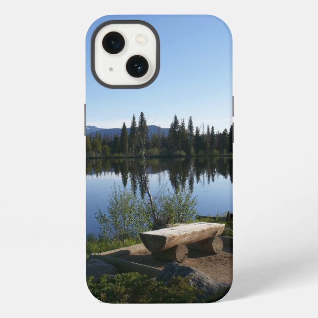 Coque iPhone Vue du lac Sprague (Verso)
