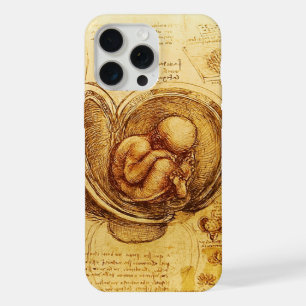 Coque iPhone 15 Pro Max Vue d'un fœtus dans l'utérus, Ob-Gyn Médical