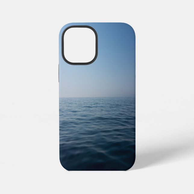 Coque iPhone Vue minimale sur la mer (Verso)