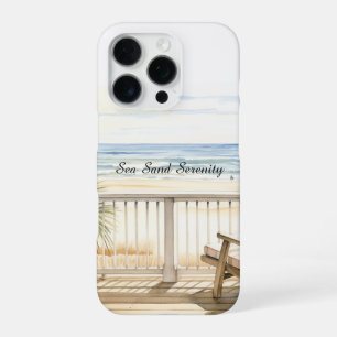 Coque iPhone 16 Pro Vue océanique Sérénité de la plage