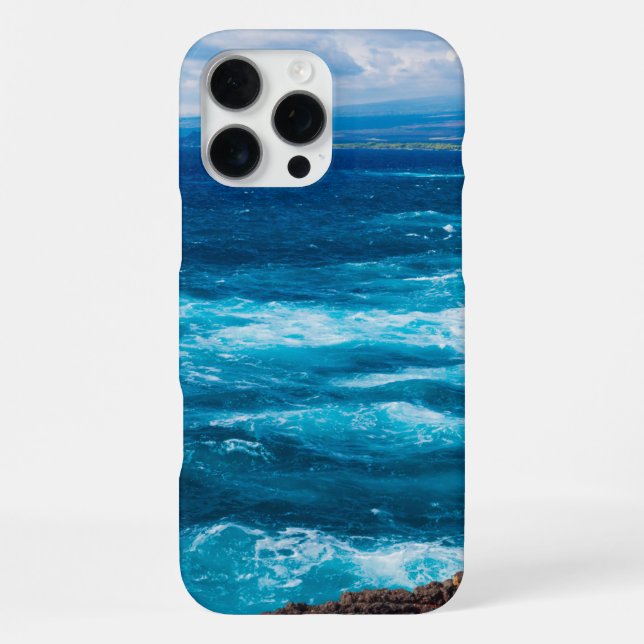 Coque iPhone Vue sur l'océan (Verso)
