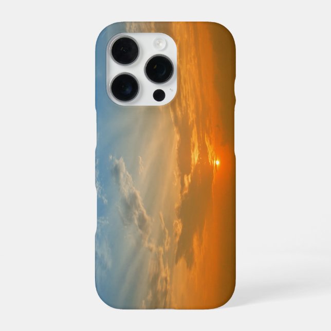 Coque iPhone Vue sur mer Verte (Verso)