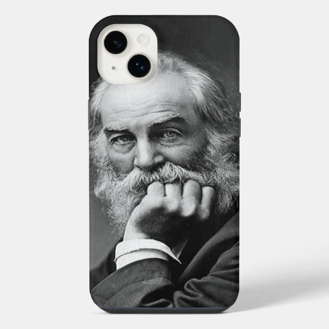 Coque iPhone Walt Whitman Feuilles d'herbe (Verso)