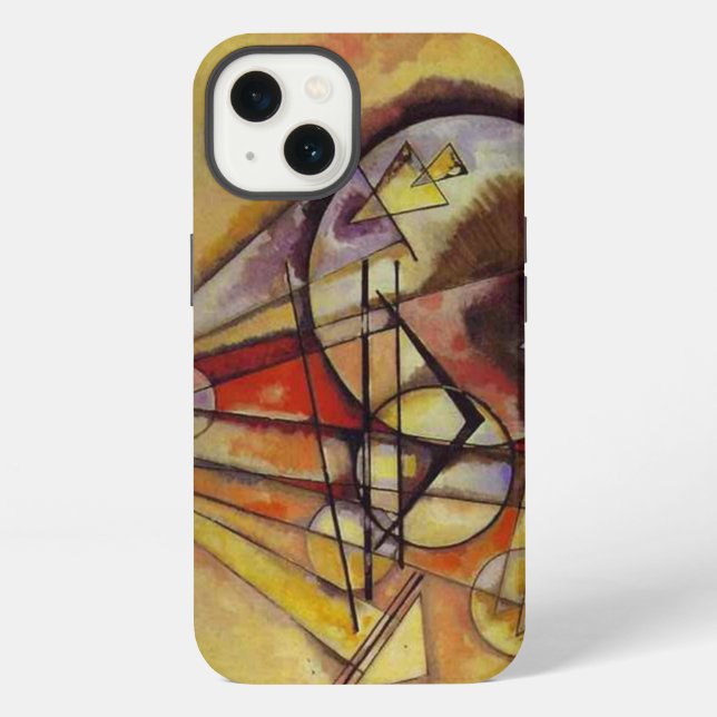 Coque iPhone Wassily Kandinsky Cercles Abstraits (Verso)