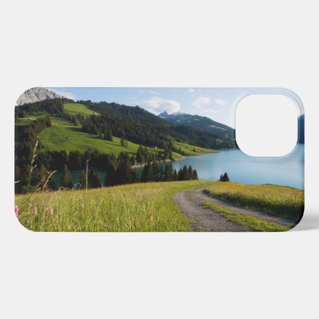 Coque iPhone Water | Swiss Alps Footpath (Verso Horizontal)