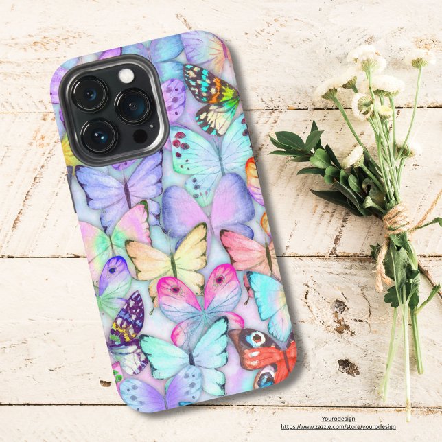 Coque iPhone Watercolor motif pour les filles Moderne (Créateur téléchargé)