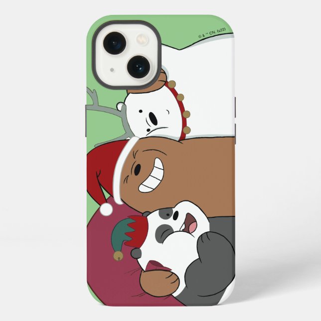 Coque iPhone We Bare Bears - Vœux de saison (Verso)