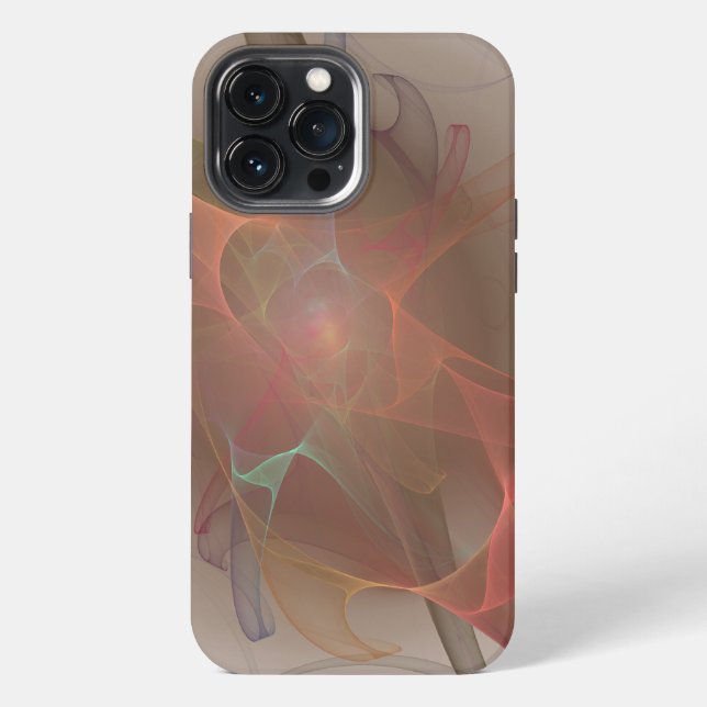 Coque iPhone Web of Time Art abstrait (Verso)