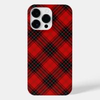 Wemyss tartan rouge noir plaid