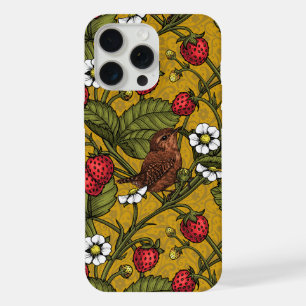 Coque iPhone 15 Pro Max Wens et fraises sur mustrard