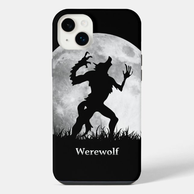 Coque iPhone Werewolf à la Pleine lune Cool et unique (Verso)