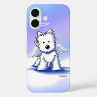 Coque iphone Westie KiniArt Angel