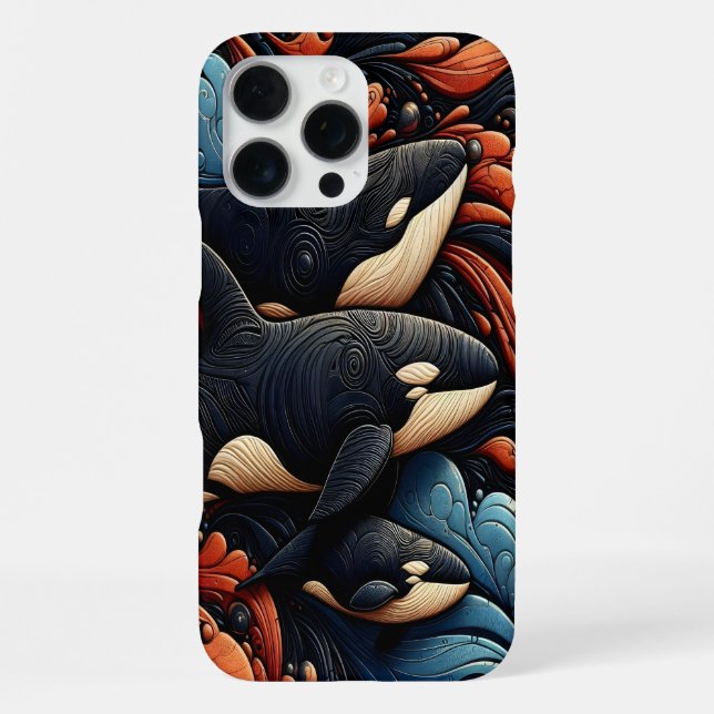 Coque iPhone Whale Symphony : Ocean's Motion (Verso)