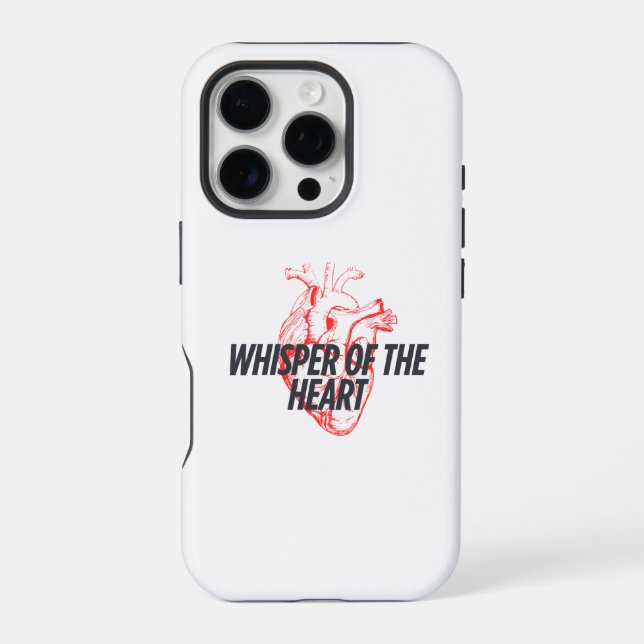 Coque iPhone Whisper of the Heart - Élégant minimaliste (Verso)