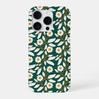 Coque iPhone 16 Pro White daisies with bright yellow centers
