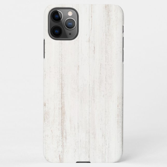 Coque iPhone White Old Wood Background (Dos)
