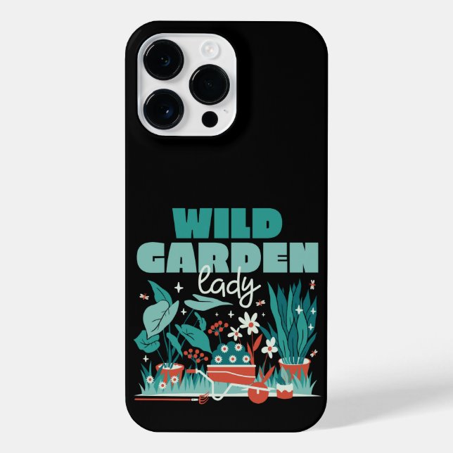COQUE iPhone WILDEN GARDEN LADY CUTE GARDEN AVEC PLANTE (Verso)