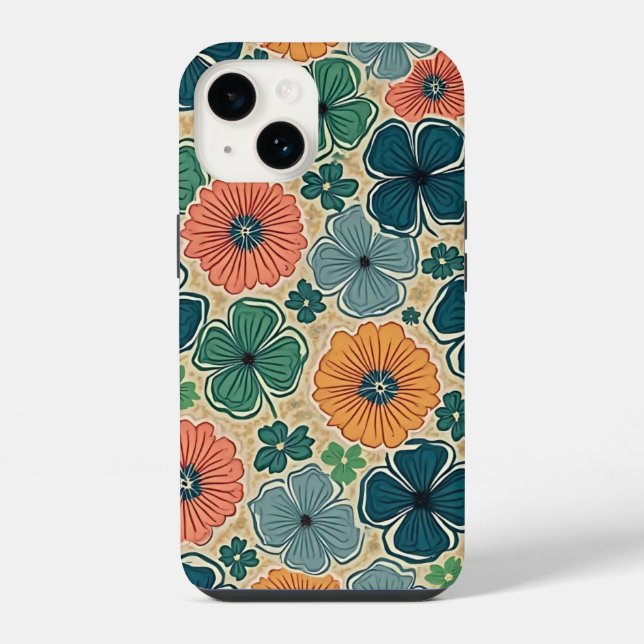 Coque iPhone Wildflowers Harmonious Tones (Verso)