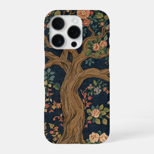 Coque iPhone 16 Pro William Morris Arbre De Vie Vintage Pré-Raphaélite