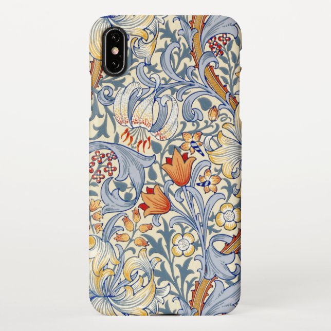 Coque iPhone William Morris Gold Lily Victorian Wallpaper (Dos)