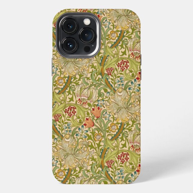 Coque iPhone William Morris "Lily d'or" 2 (Verso)