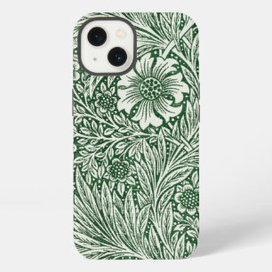 Etui iPhone 13 william morris marigold vert floral fleur