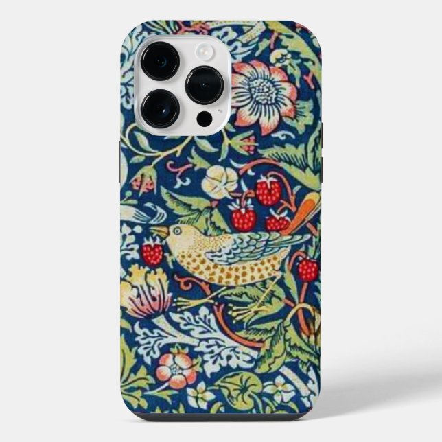 Coque iPhone William Morris Voleur de fraise (Verso)
