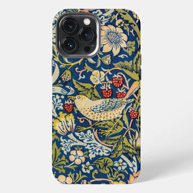 Coque iPhone William Morris Voleur de fraise (Verso)