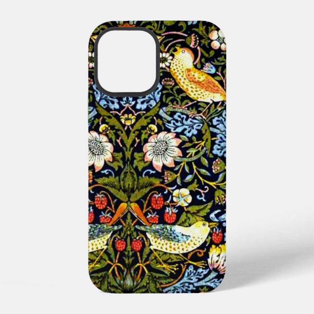 Coque iPhone William Morris, voleur de fraises, (Verso)