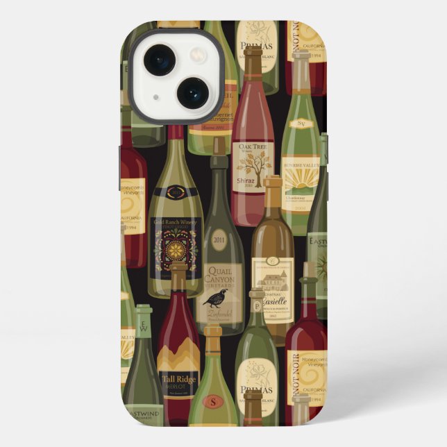 Coque iPhone Wine Bottles cell phone case (Verso)