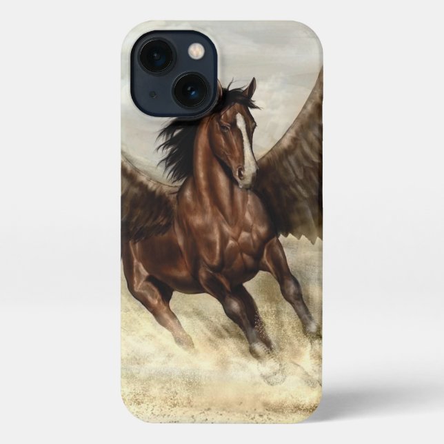 Coque iPhone Winged Pegasus  (Verso)