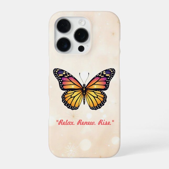 Coque iPhone "Wings of Gold" (Verso)