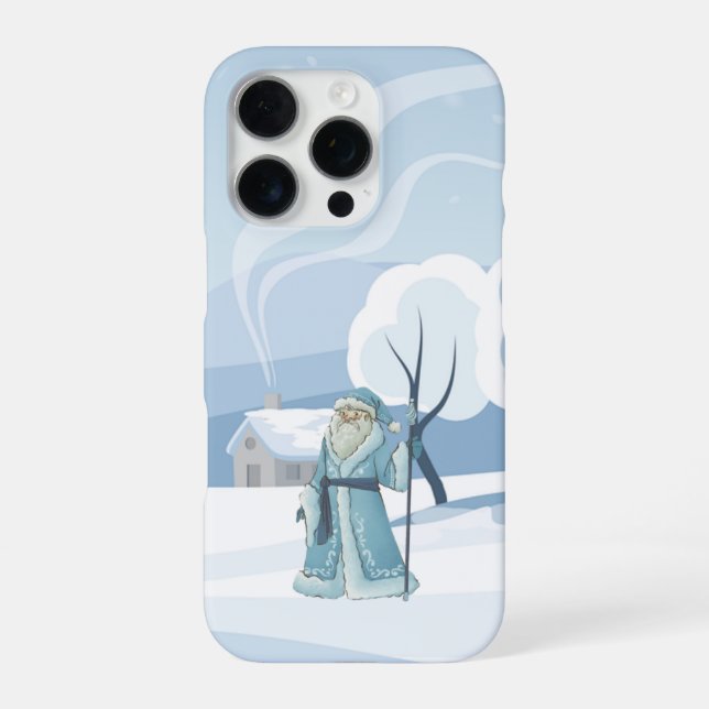 Coque iPhone Winter Wizard – Étui de téléphone Magie enneigée (Verso)