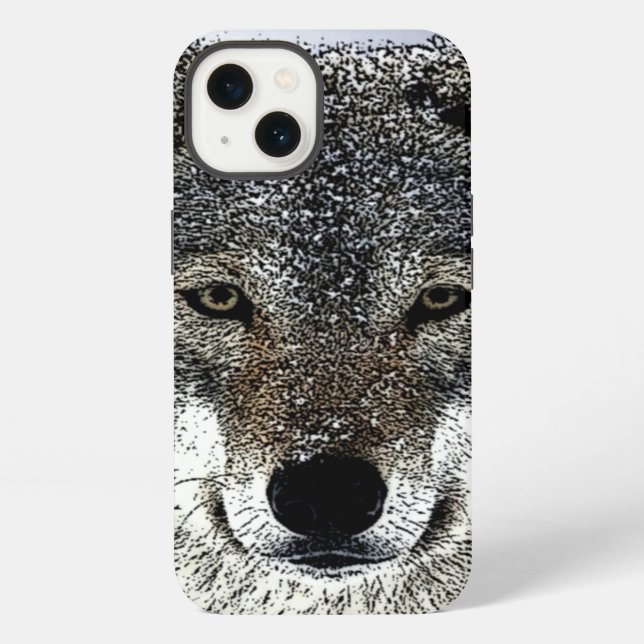 Coque iPhone Wolf Eyes (Verso)