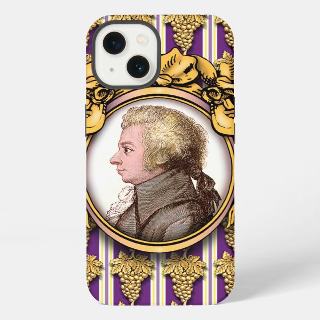 Coque iPhone Wolfgang Amadeus Mozart (Verso)