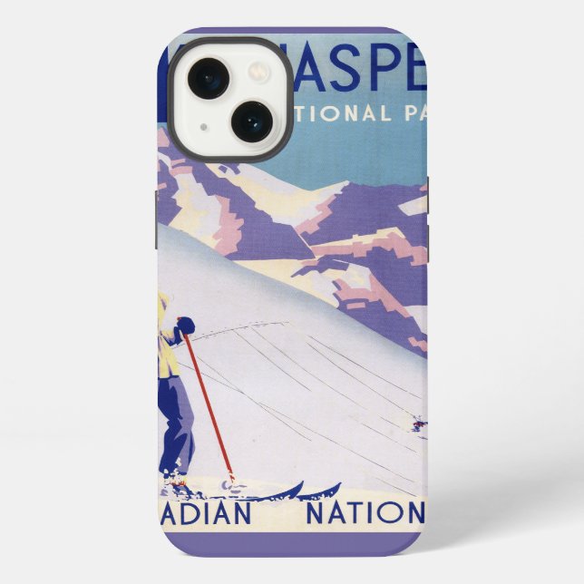 Coque iPhone Woman Posing Open Slopes Poster (Verso)