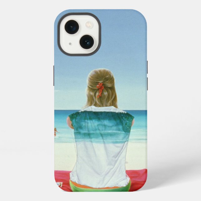 Coque iPhone Wrigley collent la fille II (Verso)