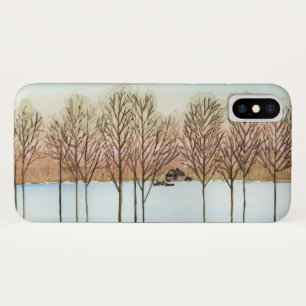 Coque iPhone X Coque iphone du lac Winter