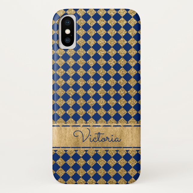 Coque iPhone X Coque-Mate Gold (Dos)