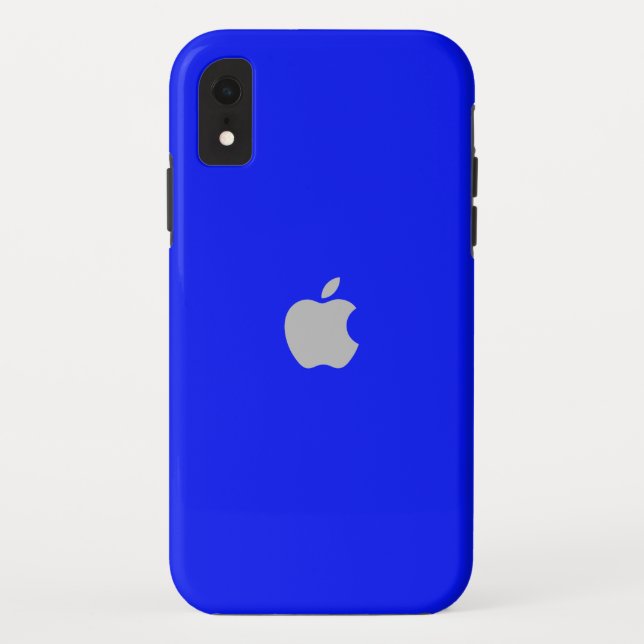 Coque Iphone Xr bleu (Dos)