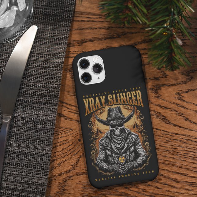 Coque iPhone XRay Slinger Skeleton Cowboy (Créateur téléchargé)