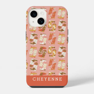 Coque Pour iPhone 14 Yee Haw Cowgirl Boots Case-Mate iPhone Case