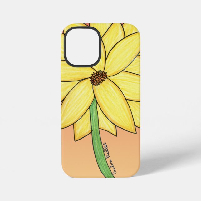 Coque iPhone Yellow Flower (Verso)