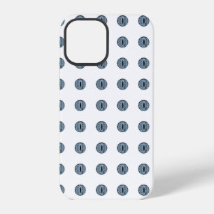 Coque iPhone 12 Pro Yeux à pois bleus Halloween