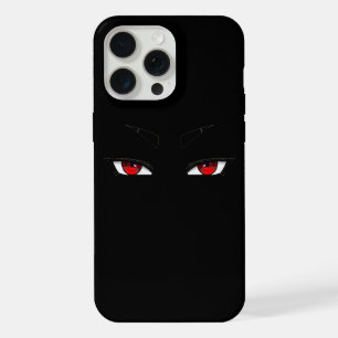 Coque iPhone 15 Pro Max Yeux anime rouges vifs sur étui pour iphon 15 pro