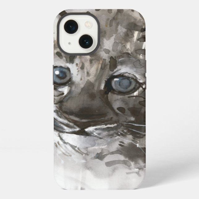 Coque iPhone Yeux Bleus (Verso)